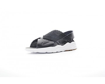 Schuhe Damen Nike Wmns Air Huarache Ultra Women Sandal Slip-On Schwarz/Weiß 885118-001