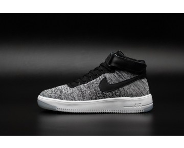 Weiß Gray Schuhe Nike Air Force 1 Flykni Herren