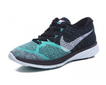 Nike Flyknit Lunar 3 Schuhe Damen Schwarz/Lime Grün/Weiß
