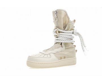 Aa3965-200 Unisex Schuhe Desert/Cream Weiß Nike Wmns Sf Air Force 1 High