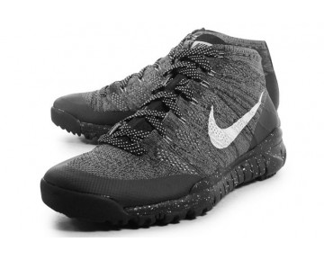 625009-002 Nike Flyknit Trainer Chukka Fsb Schwarz/Sail-Dunkel Grau-Licht Charcoal Herren Schuhe