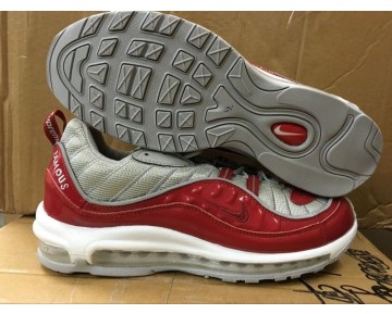 844694-400 Supreme X Nikelab Air Max 98 Snakeskin Schuhe Herren