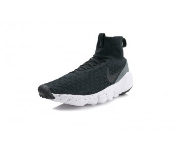 Schwarz Dunkel Grau Nike Air Footscape Magista Flyknit 816560-003 Schuhe Herren