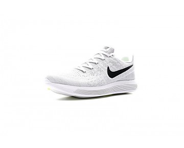 Herren 863779-100 Schuhe  Nike Lunarepic Low Flyknit 2 Weiß Grau/Schwarz