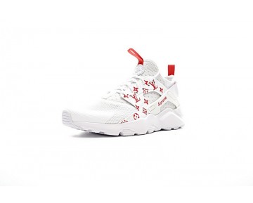Unisex 819685-106 Schuhe Weiß/Rot Nike Air Huarache Ultra Id X Supreme