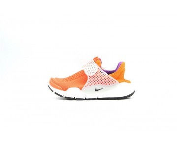 819686-022 Schuhe Damen  Nike Sock Dart Id Orange/Gray/Weiß/Lila