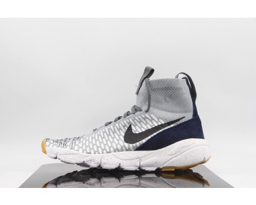 Schuhe Nike Air Footscape Magista Flyknit Gradient Herren 816560-001 Wolf Grau/Obsidian