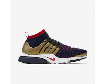 835570-406 Nike Air Presto Ultra Flyknit Olympic Herren Schuhe Marine/Rot/Gold