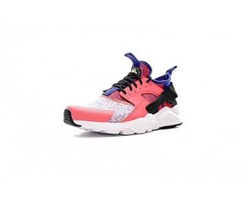 753889-996 Rosa/Weiß/Blau Schuhe Damen Nike Air Huarache Ultra Flyknit Id