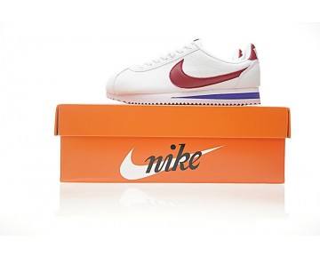 Unisex 885724-164 Schuhe Rot Blau Nike Classic Cortez Leather Mandarin Duck