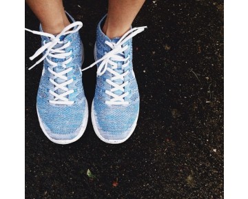 Nike Lunar Flyknit Chukka Htm Herren Schuhe 599347-410 Licht Blau/Grau