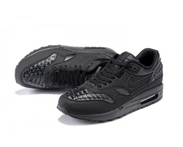 Nike Air Max 1 Woven Black All Schwarz Herren Schuhe 725232-002