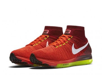 Rot/Weiß 844134-616 Herren Nike Air Zoom All Out Flyknit Schuhe
