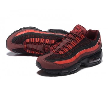 Schwarz Rot Nike Air Max 95 Essential Herren Schuhe 749766-600