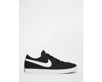 Schwarz Weiß Nike Primo Court Canvas Summer Schuhe 631691-019 Damen