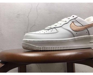 Unisex Nike Air Force 1 Low 314219-129 Schuhe Weiß Metallic Gold