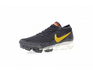 849558-017 Schwarz/Gelb Herren Nike Air Vapormax Flyknit Germany Schuhe