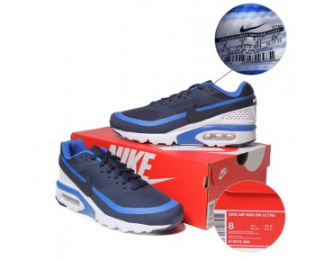 Mitte Marine/ Hyper Cobalt Schuhe 819475-404 Herren Nike Air Max Bw Ultra