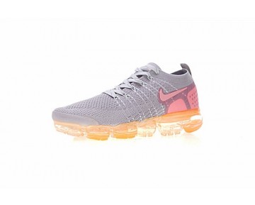 Unisex Schuhe Nike Air Vapormax Flyknit Licht Grau/Orange/Rosa 780003-852