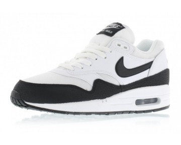 Weiß,Schwarz,Metallic Silber Schuhe Unisex Nike Wmns Air Max 1 Essential 599820-115