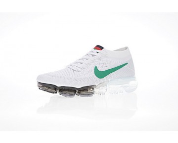 849558-444 Nike Air Vapormax Flyknit Weiß/Grau/Grün/Schwarz Unisex Schuhe