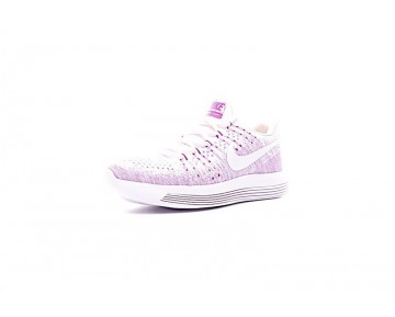Licht Lila/Weiß Schuhe 881674-501 Damen  Nike Lunarepic Low Flyknit 2