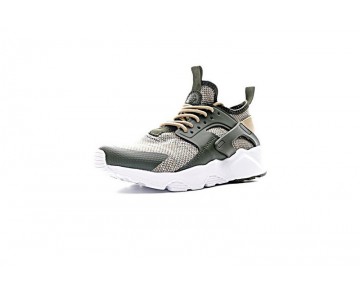 833147-201 Army Grün/Braun/Weiß Nike Air Huarache Ultra Flyknit Id Unisex Schuhe