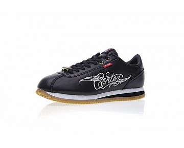 Herren Schuhe Mister Cartoon X Nike Cortez Basic Qs Embroidery Schwarz/Weiß Aa4875-002