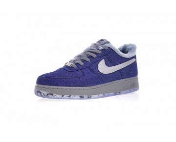 Unisex Denim/Wolf Grau-Ice Blau Schuhe Nike Air Force 1 Pinnacle Qs Werewolf Aj4234-400