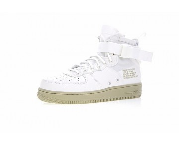 917753-101 Unisex Weiß/Olive Grün Schuhe Nike Sf Air Force 1 Mid
