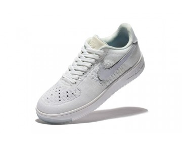 Triple Weiß Unisex Nike Air Force 1 Ultra Flyknit Low Schuhe 817419-011
