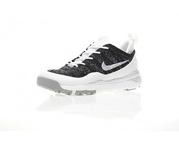 853954-002 Nikelab Acg Lupinek Flyknit Low Schuhe Weiß/Schwarz Herren