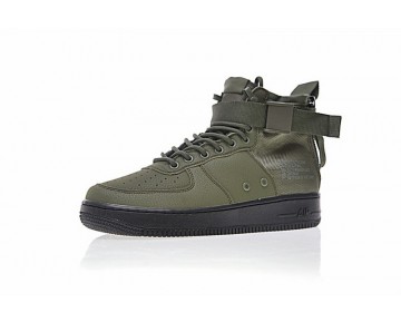 Schuhe Unisex Army Grün/Schwarz Nike Sf Air Force 1 Utility Mid