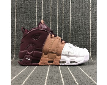 Nike Air More Uptempo Og 921948-601 Unisex Schuhe Burgundy/Gelb/Weiß