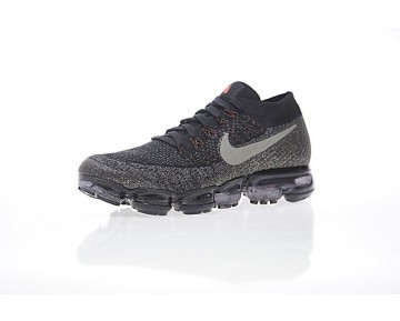 Nike Air Vapormax Flyknit Unisex 849557-016 Schuhe Schwarz/Charcoal/Orange