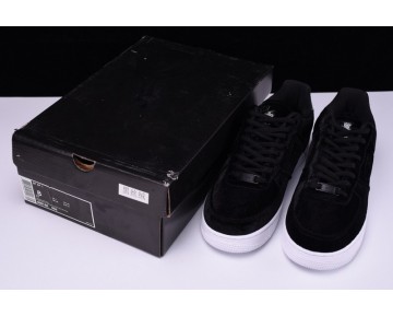 Unisex Schwarz Silber 896185-003 Nike Air Force 1 '07 Low Velvet Schuhe