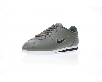 938343-903 Nike Cortez Basic Jewel Qs Schuhe Herren Army Grün/Schwarz