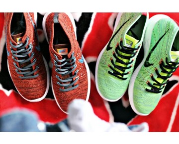 Herren Nike Lunar Flyknit Chukka 554969-011 Grün Schuhe