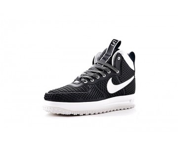 Nike Lunar Force 1 Duckboot Herren 805899-101 Schwarz Weiß Schuhe