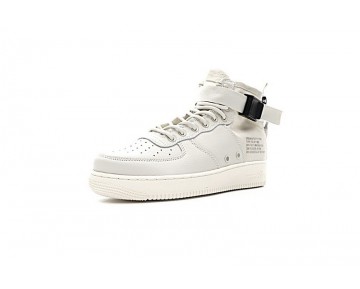 Rice Weiß Nike Sf Air Force 1 Mid Qs Unisex Schuhe Aa7345-100