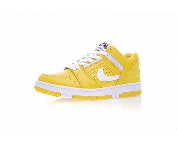 Supreme X Nike Sb Air Force 2 Low Sb Gelb Schuhe Aa0871-717 Unisex