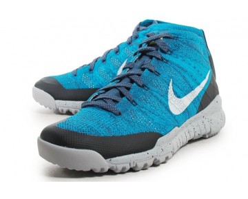 625009-401 Schuhe Nike Flyknit Trainer Chukka Fsb Herren Blau/Summit Weiß-Dunkel Obsidian