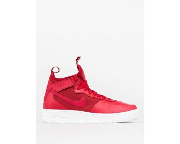 Schuhe Nike Air Force 1 Ultraforce Mid Universität Rot Unisex 864014-600