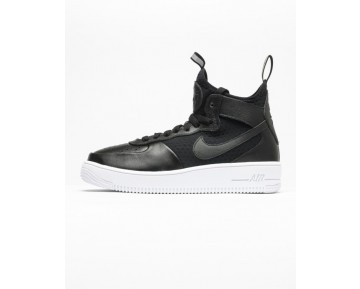 Unisex Schuhe Nike Air Force 1 Ultraforce Mid Schwarz Weiß 864025-001