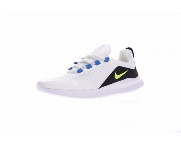 844656-135 Weiß/Schwarz/Blau Unisex Schuhe Nike Roshe Run Sportswear Tm