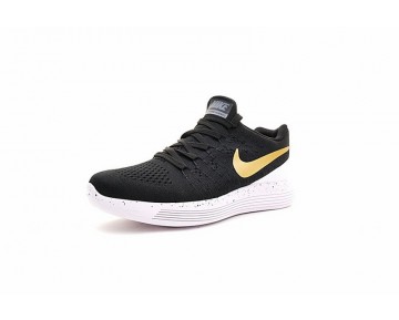 863779-007  Nike Lunarepic Low Flyknit 2 Id Schuhe Schwarz/Gold Ink Herren