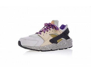Nike Air Huarache Run Premium 704830-200 Gold/Rice Gelb/Lake Blau Schuhe Herren