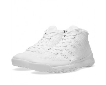Herren Weiß/Weiß Schuhe 652961-101 Nike Flyknit Trainer Chukka Sfb Sp