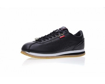 Unisex Mister Cartoon X Nike Cortez Basic Qs Embroidery Schwarz Aa4875-001 Schuhe