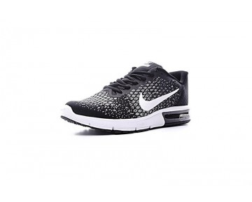 Schwarz Weiß Schuhe 852461-005 Nike Air Max Sequent  Unisex
